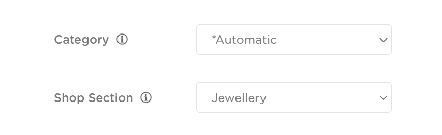 automatically add items to the most used category among your existing listngs on etsy