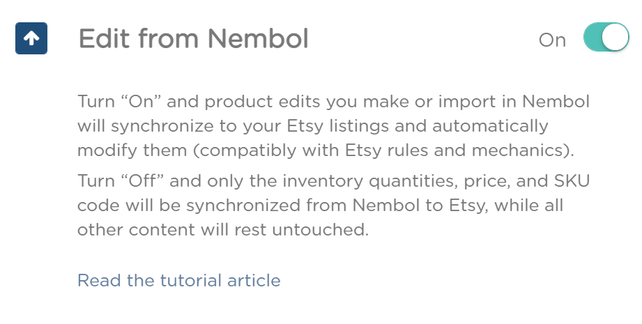 bulk edits from nembol to etsy