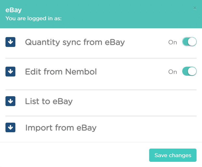 Nembol settings available with ebay